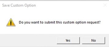 5 custom options